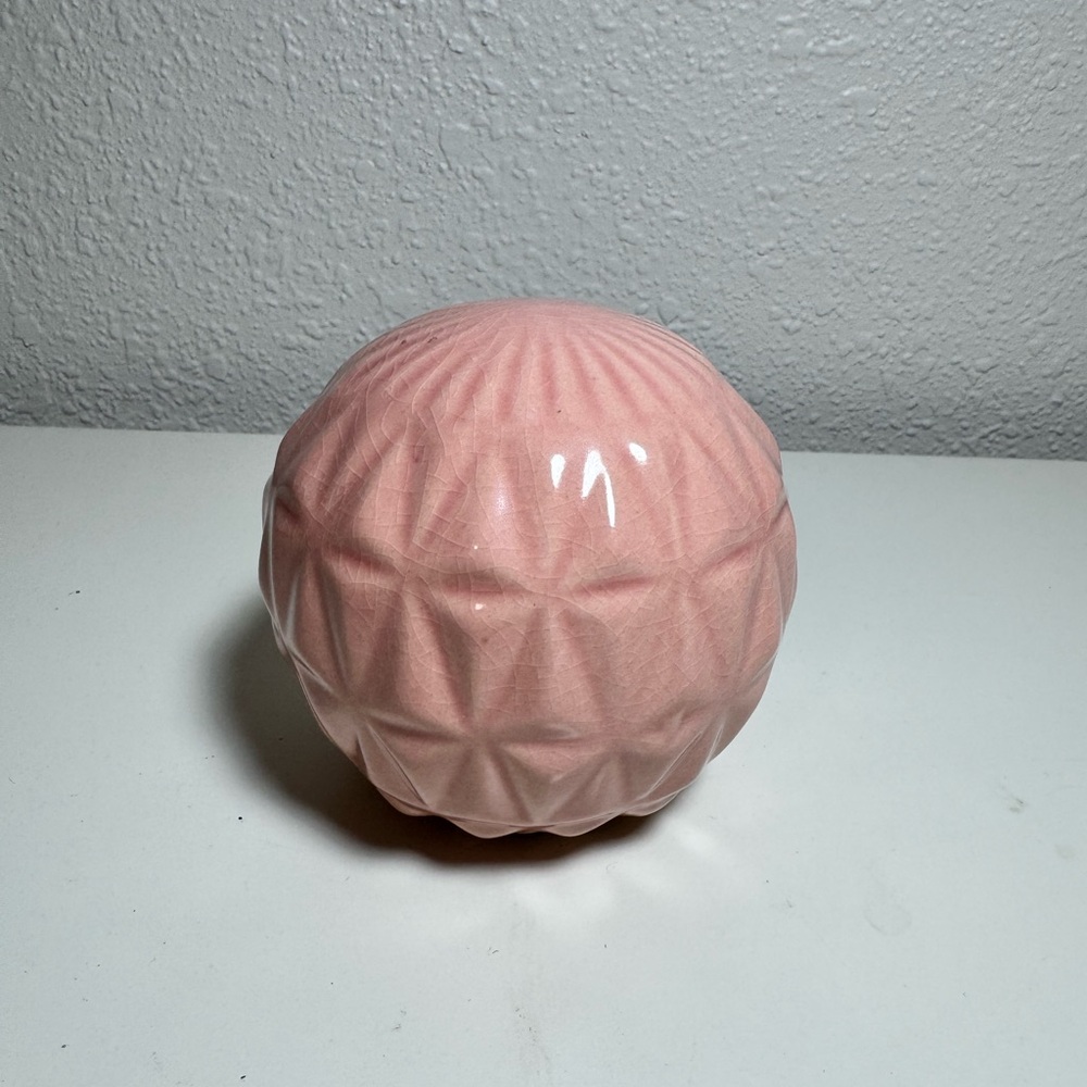 Hobby Lobby Daydreamer Geometric Pink Ceramic Sphere